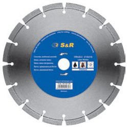 Диск отрезной сегментный по бетону S&R Supreme 230