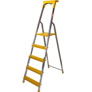Стремянка алюминиевая с лотком Stark SALT 505 PRO