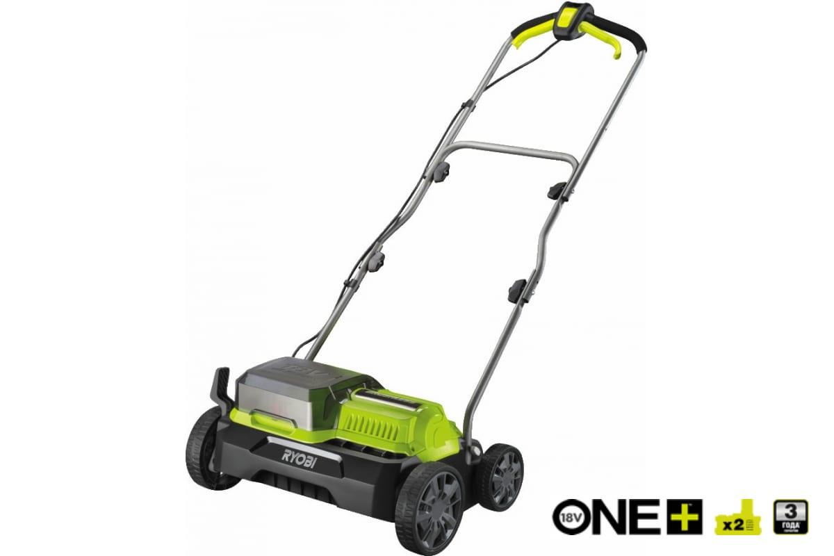 Скарификатор аэратор для газона Ryobi ONE+ RY18SFX35A-240