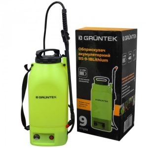 Опрыскиватель аккумуляторный 9 литров Gruntek BS-9-1B Lithium