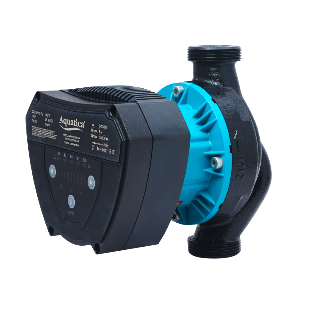 Насос циркуляционный энергосберегающий 8-130 Вт Aquatica GPA25-8/180-4