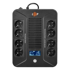 Линейно-интерактивный ИБП на 8 розеток Logic Power LP-600VA-8PS (360Вт)