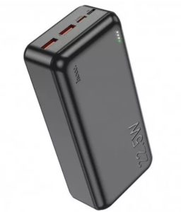 Внешний аккумулятор PowerBank 30000 mAh HOCO J101B, USB+Type-C, 2A