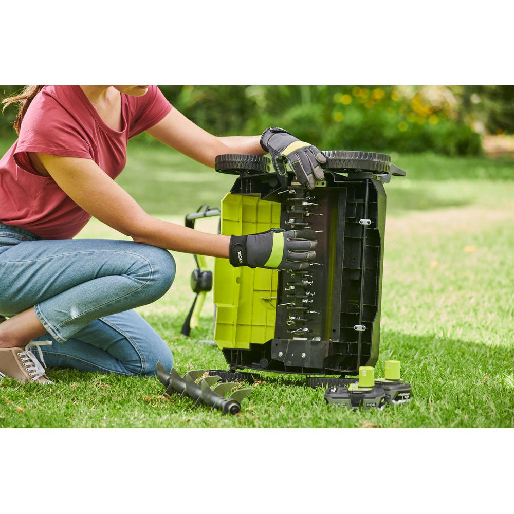 Скарификатор аэратор для газона Ryobi ONE+ RY18SFX35A-240 — изображение 3