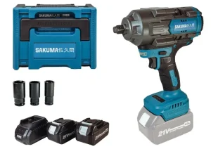 Аккумуляторный гайковерт бесщеточный 2000 Нм SAKUMA CIW20021B-CORE SET226SB