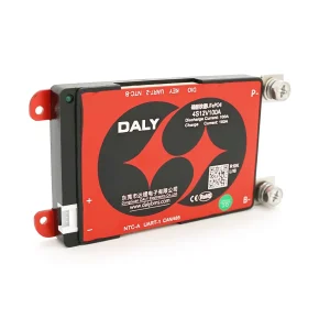 BMS плата Daly LiFePO4 4S. 12V (max.14.6V). Discharge 100A. Charge 100A. Balance. NTC. Bluetooth. Common Port (симметрия). 123x65x14мм. 0.260 кг