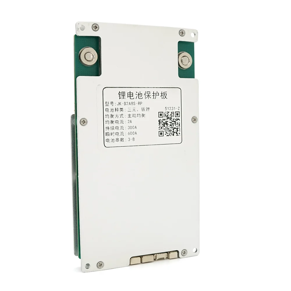 Плата BMS JK-B2A8SRP для Li-Ion/LiFePo4/LTO 4S-8S, 100 А, CAN/RS485, 0,3 мО