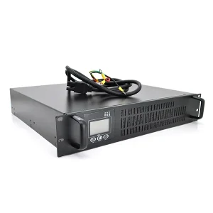 ИБП с правильной синусоидой ONLINE Ritar RT-2KL-LCD, RACK 2000VA (1800Вт), 72В, Ток макс. 5A, под внешний АКБ, (480*420*90), Q1