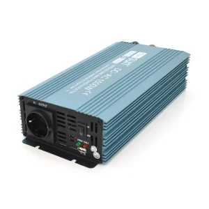 Инвертор напряжения Mexxsun MXS-1500, 24V / 220V, 1500W с модифицированной синусоидой, 2 Shuko, клемные провода, Q4