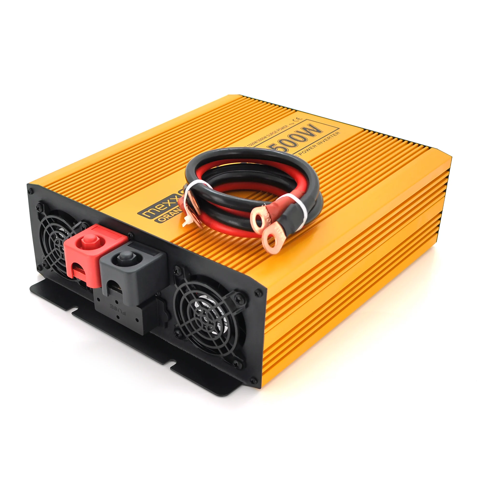 Инвертор напряжения Mexxsun MXSPSW-1500, 12V / 220V, 1500W с правильной синусоидой, 2 Shuko, клемные провода, Q4