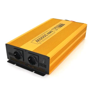 Инвертор напряжения Mexxsun MXSPSW-3000, 12V / 220V, 3000W с правильной синусоидой, 2 Shuko, клемные провода, Q2