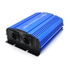 Инвертор напряжения Tommatech MS-2500, 12V / 220V, 2500W с аппроксимированной синусоидой, 2Shuko, USB, 2*клеммные провода, 10 предохранителей, Q2