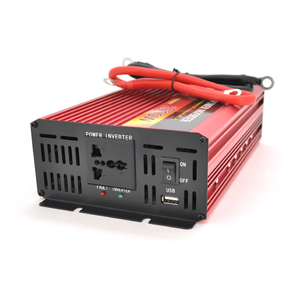 Инвертор напряжения UKC 2500ВА(1250Вт), 12 / 220V approximated, 1 универсальная розетка
