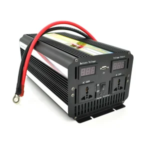 Инвертор напряжения Voltronic Wm-7200(4300Вт)+Charge 20A, 12 / 220 с аппроксимированной синусоидой, 2 универсальные розетки + USB, клемы