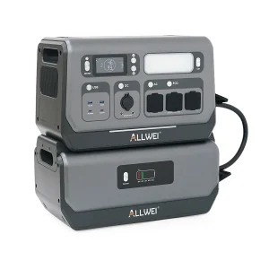 Портативная зарядная станция ALLWEI SGR-PPS2400-2PRO+BAT, 2400W / 4096Wh LiFePO₄, MPPT 500W max ХТ60 / 12 - 60 В / 10 А, 2xDC5521-12V-12A, CarPort-12V-12A, 3xAC230V, 2xUSB-A-18W, 2xUSB-C-100W, Wi-Fi, charge 1.5 h, 480x260x535 мм, 42.5кг