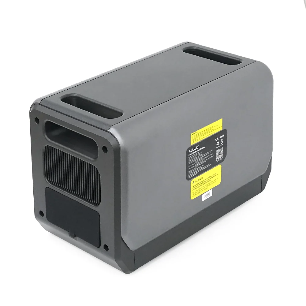 Портативная зарядная станция ALLWEI SGR-PPS2400-2PRO+BAT, 2400W / 4096Wh LiFePO₄, MPPT 500W max ХТ60 / 12 - 60 В / 10 А, 2xDC5521-12V-12A, CarPort-12V-12A, 3xAC230V, 2xUSB-A-18W, 2xUSB-C-100W, Wi-Fi, charge 1.5 h, 480x260x535 мм, 42.5кг
