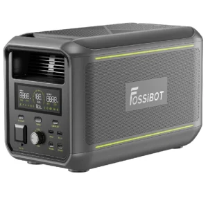Портативная зарядная станция FOSSiBOT F3000, 3000W / 2048Wh LiFePO₄, MPPT 1200W max, DC-12V, Car port-12V,AC230V,2*USB-A,2*USB-C