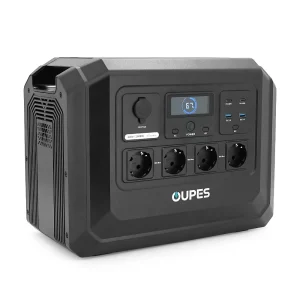 Портативный источник питания OUPES S1 Lite, LiFePO4, мощность 2000Вт, пиковая 4000Вт, 1024Wh, 384*232*295 мм, 12.6 кг